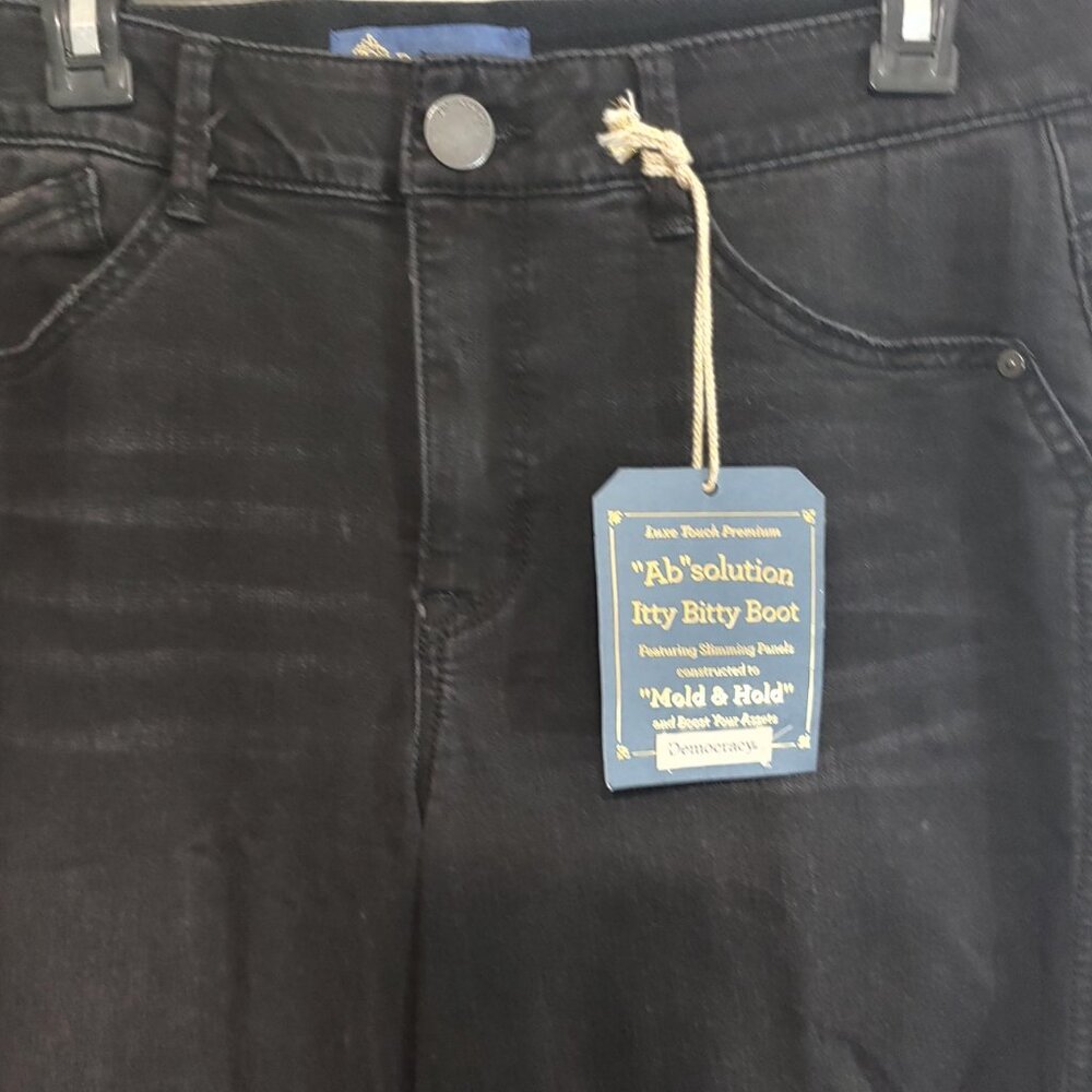 Democracy Ab Solution Itty Bitty Boot Leg Jean Size 14 - Picture 2 of 5